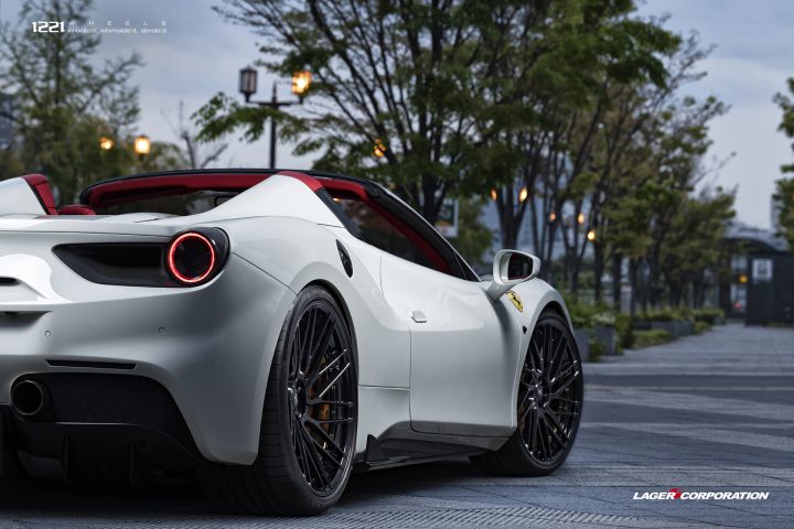 Ferrari 488 gtb spyder coupe forged concave wheels