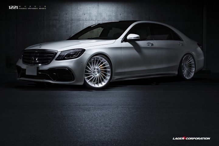 Mercedes Benz S63 S AMG sedan forged concave wheels